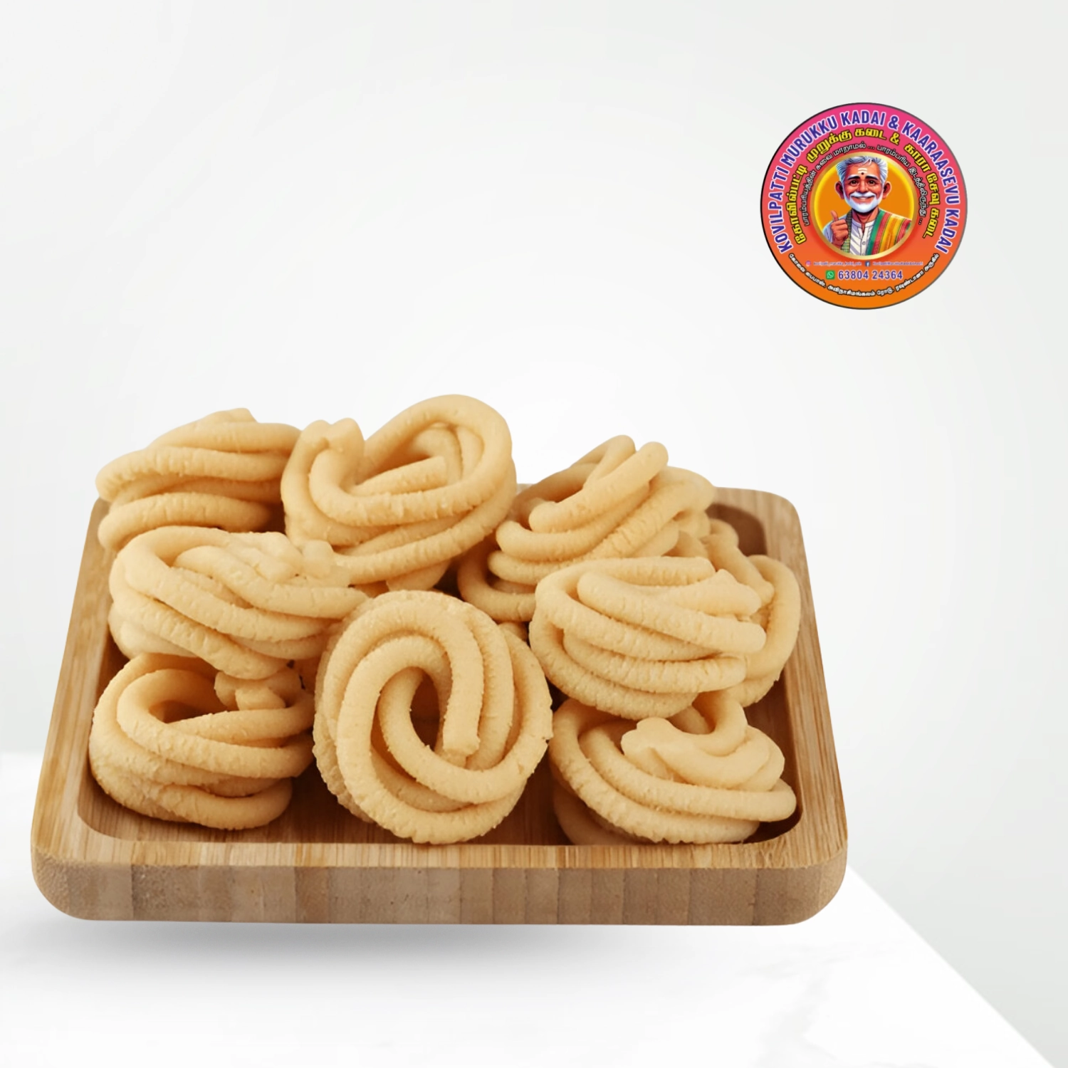 Garlic Murukku | பூண்டு முறுக்கு – 250 g – தங்கப்பாண்டியன் ஸ்நாக்ஸ்